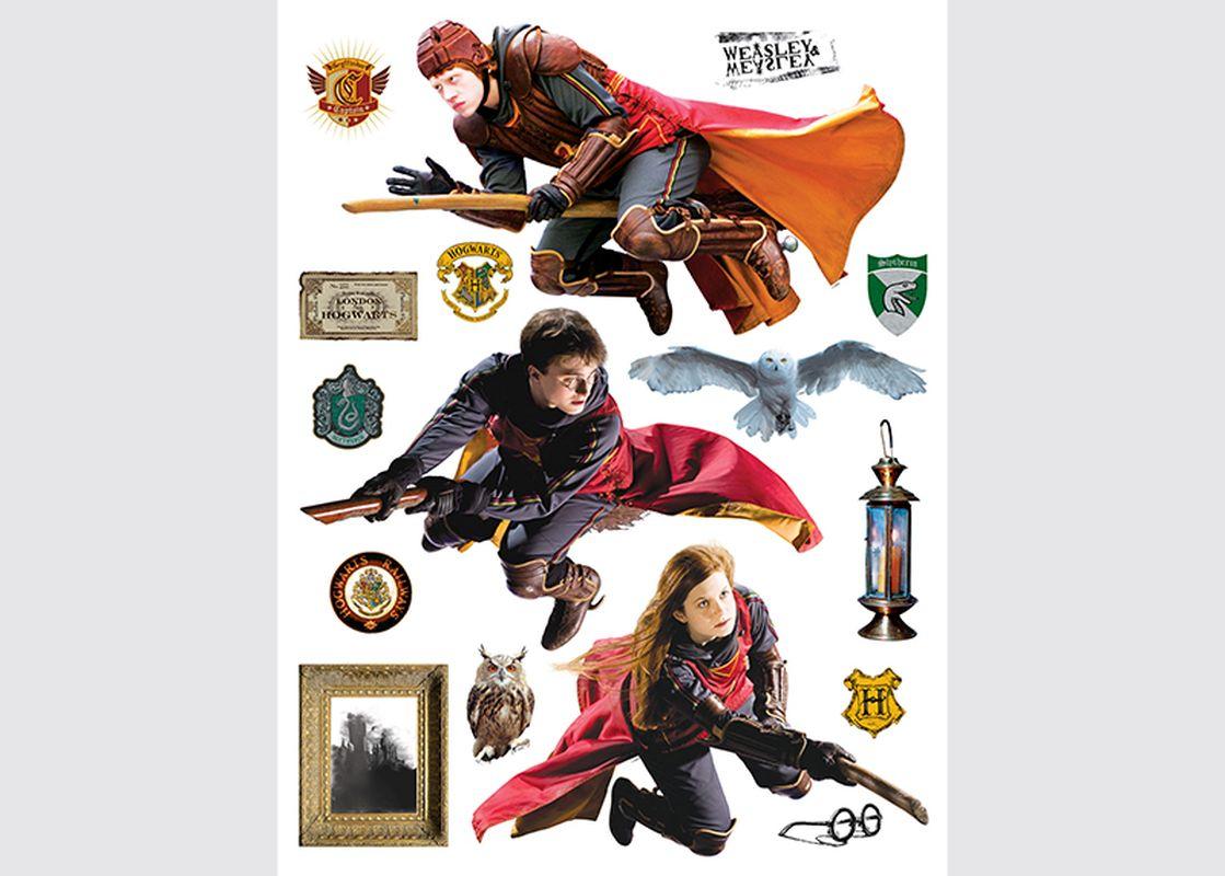 Maxi nálepka na zeď Harry Potter Hermiona a Harry 