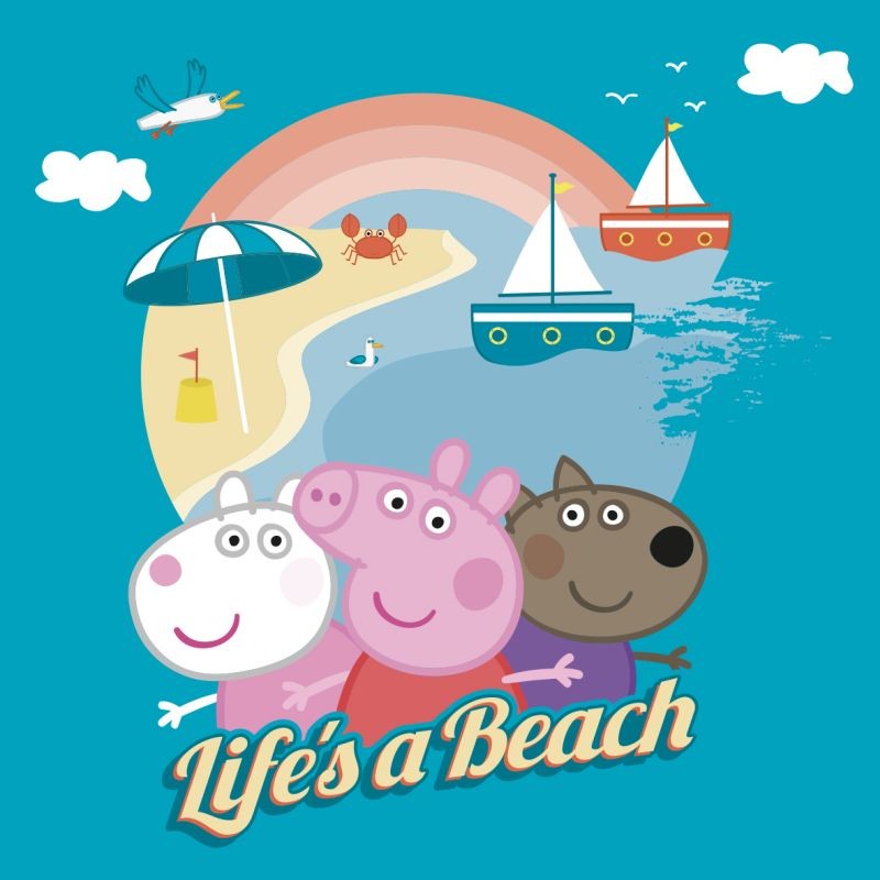 Magický ručníček Peppa Pig pláž 30/30