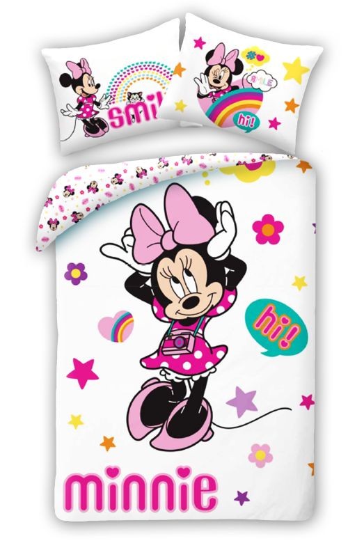 Povlečení Minnie Smile 140/200, 70/90