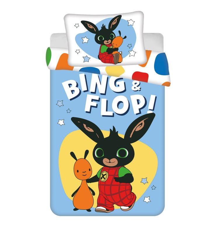 Povlečení do postýlky Králíček Bing Flop baby 100/135, 40/60