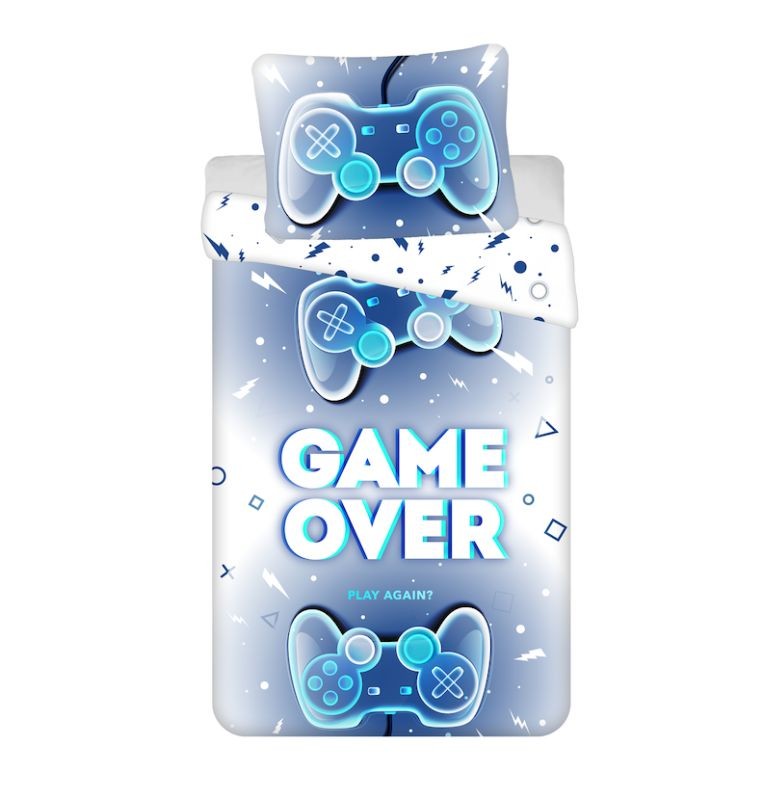 Povlečení Game Over 140/200, 70/90