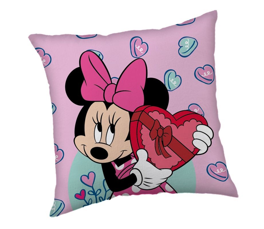 Mikroplyšový povlak na polštářek Minnie Purple 40/40