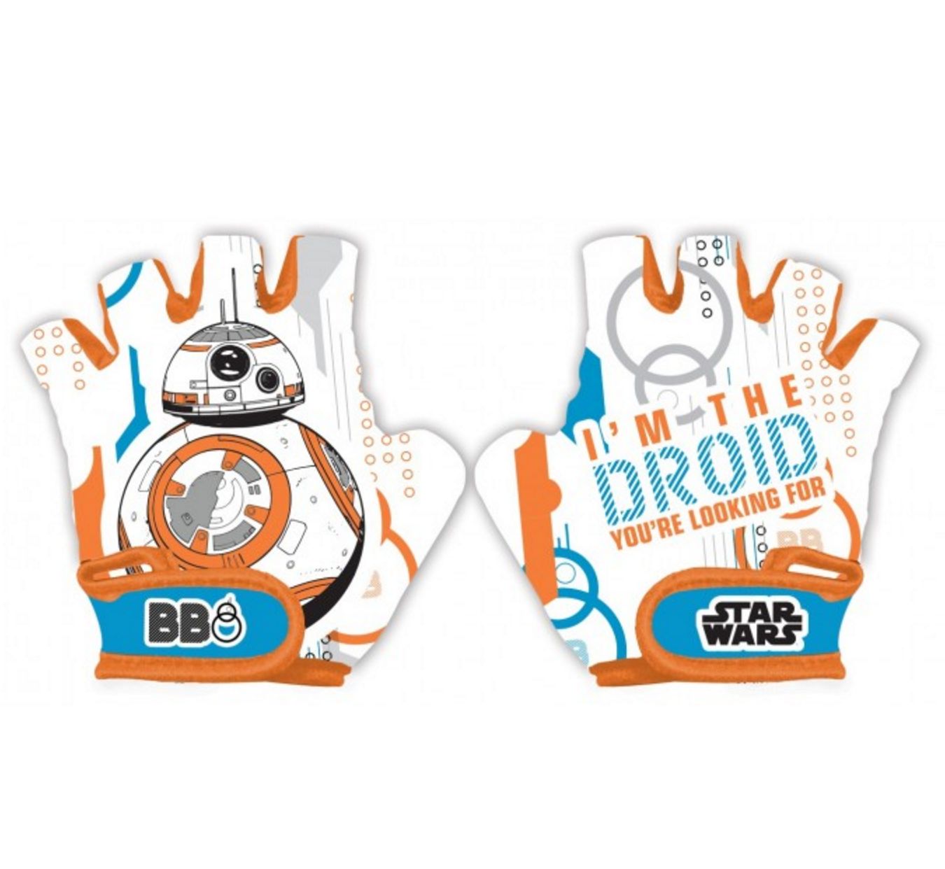Cyklistické rukavice Star Wars BB8 vel.5