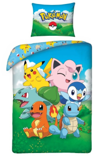 Povlečení Pokémon louka 140/200, 70/90