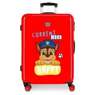 Cestovní kufr ABS Paw Patrol Playful red 68 cm