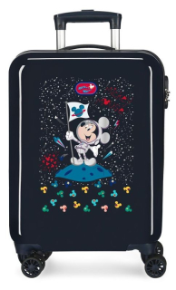 Cestovní kufr ABS Mickey On the Moon 55 cm