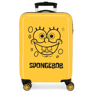 Cestovní kufr ABS SpongeBob yellow 55 cm