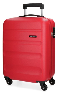 Cestovní kufr ABS Roll Road Flex Red 55 cm