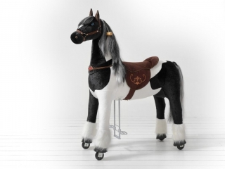 Jezdící kůň Domino XL PROFI  9-99 let max. váha jezdce 100 kg